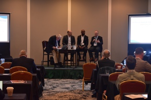 Left to right: Michael J. Hyland, J.D. Slaughter, Dorian Cockrell, David King