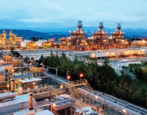 ExxonMobil’s PNG LNG plant. Photo courtesy of ExxonMobil.