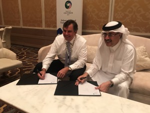 The agreement was signed by David N. Farr, Emerson’s chairman and chief executive officer and Amin H. Nasser, Saudi Aramco President and CEO.