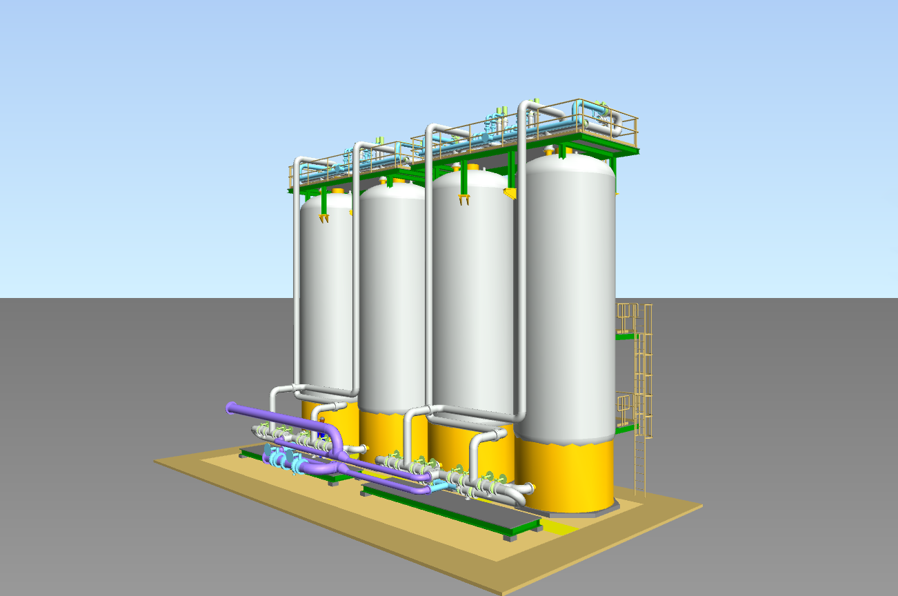 Frames to supply acid gas treatment unit for CB&I, CTCI JV