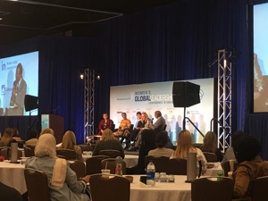 From left, Natalia Shehadeh, Dr. Reagan Flowers, Johanna Haggstrom, Pam Darwin and moderator Ray Dempsey.