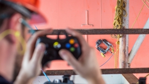 Using a crawler for inspections on the BP's Thunder Horse platform, taking people out of harm's way.