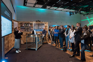 The start-ups presented their concepts to the corporates in seven-minute-long pitches. (Photo: Thyssenkrupp)