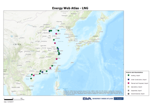 U.S. LNG exports to China increased significantly last year, from 17.2 Bcf in 2016 to 103 Bcf in 2017. China accounted for nearly 15% of U.S. LNG exports in 2017