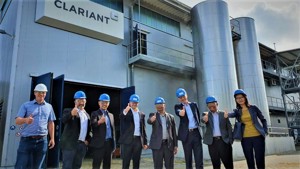 Pertamina&#x27;s project team visiting Clariant&#x27;s pre-commercial sunliquid® plant in Straubing, Germany at the end of 2019. (Photo: Clariant)