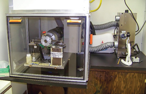 Fig. 3. Two-place HFRR lubricity test apparatus.