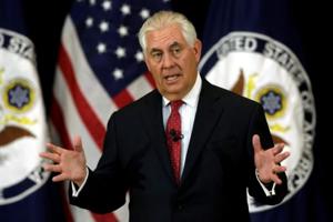 US Secretary of State Rex Tillerson. Photo Courtesy of Reuters.