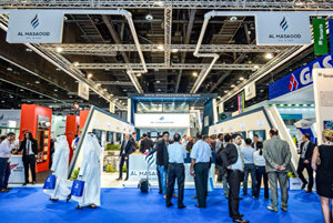 FIG. 1. The ADIPEC Exhibition is anticipated to draw more than 10,000 delegates from 135 countries to speak with oil and gas companies operating worldwide.