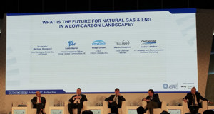 Michael Stoppard, Chief Strategist for Global Gas at IHS Markit, moderated the panel, which included four executives representing Uniper, Engie, Tellurian and Cheniere.