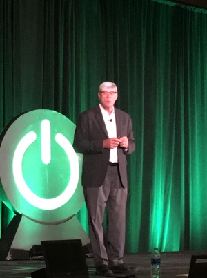 FIG. 1. Gary Freburger, CEO and President, Process Automation, Schneider Electric, spoke about the company’s high-level strategy and vision.