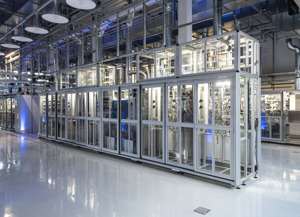 The new research center of BASF in Ludwigshafen houses highly automated experimental facilities for efficient process development and testing of process catalysts. (Image: BASF)