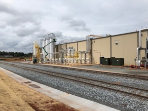 Borealis´ new polypropylene compounding plant in Taylorsville, North Carolina, US. (Photo: Borealis)